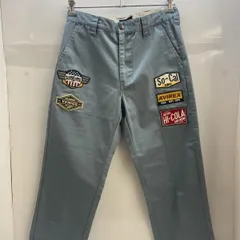 【中古】AVIREX ANTIFOULING WORK PANTS CUSTOM L ブルー[92]
