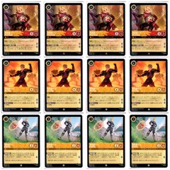 【12枚】ロルカナ カルホーン 変身セット 4コン アンバー ルビー 7弾 8弾　デッキパーツ