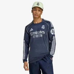 【送料無料・匿名配送】adidas アディダス レアルマドリード ユニフォーム アウェイ 25/26 長袖 紺 ネイビー 緑 グリーン 新品 正規品 日本未発売のサムネイル