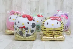 ハローキティー　ヤクルト限定　干支ぬいぐるみ5体セット　４体未開封