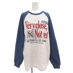 チャオパニック ティピー CIAOPANIC TYPY OddStudio タグ付き ベリクローズ ラグランオーバーサイズロングスリーブ CIAOPANIC TYPY別注カラー Tシャツ 長袖 ロンT M 青 ブルー グレー /GV