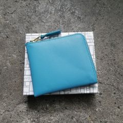 希少 NOMADOI アラバマ ラウンドジップ 二つ折り財布 ブルー レザー新品 希少 NOMADOI アラバマ ラウンドジップ 二つ折り財布 ブルー レザー