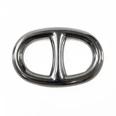 HERMES エルメス シェーヌダンクル スカーフリング ブラック 管理番号：11031