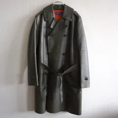 【最高級品/パープルレーベル】RALPH LAUREN PURPLE LABEL【シープレザー トレンチ コート】S  ラルフローレン レザー 26020653