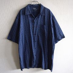 90s ラルフローレン アトミック 総 柄 レーヨン オープンカラー シャツ