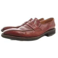 リーガル REGAL OrthoLite コインローファー ビジネスシューズ サイドゴア レザー 26.5cm 茶 ブラウン /GV