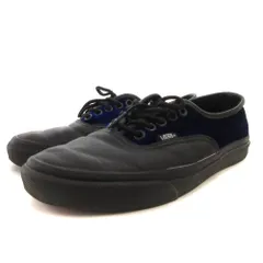 バンズ VANS AUTHENTIC BLACK PURPLE V44CF 在原みゆ紀 スニーカー シューズ ローカット 24.5 ブラック ブルー /FF