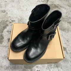 schott SHORT ENGINEER BOOTS ショートエンジニアブーツ レザーシューズ ショット  × インド製 782-5991002 ブラック 25.5cm （9760M）