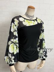 ☆送料無料☆新品 豪華 ロング 社交ダンス スカート 黒 タンゴ