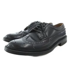 リーガル REGAL ビジネスシューズ 革靴 ウィングチップ フルブローグ レザー 25 黒 ブラック /FF