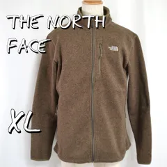 【美品】THE NORTH FACEノースフェイス US/EU規格 00s フルジップフリースジャケット XL (JPN 2XL) 茶色ブラウン【古着】【中古】【送料無料】