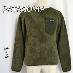 【美品】patagoniaパタゴニア 20AW メンズ ロス ガトス クルー フリースプルオーバー 25895FA20 S カーキ【古着】【中古】【送料無料】