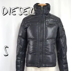 【極美品】DIESELディーゼル Y2K ライダース型 ダウンジャケット 00E8F203 S (JPN M) ネイビー紺色【古着】【中古】【送料無料】