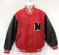 dc34 MELROSE スタジャン ウール 牛革 赤 × 黒 メンズ3L相当 dc34 MELROSE スタジャン ウール 牛革 赤 × 黒 メンズ3L相当 - メルカリ