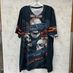 骸骨 スカル ネオンカラー 奇抜 ビッグシルエット Tシャツ スケーター 