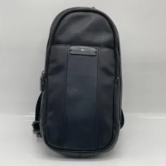 BN7943□トミーヒルフィガー TOMMY HILFIGER ボディバッグ ショルダーバッグ フェイクレザー ブラック