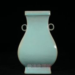 文房具　宋時代　汝窯 花瓶　陶器　冰裂纹 貫入 文房具 花瓶 宋時代 汝窯 陶器 冰裂纹 貫入 置物 - メルカリ