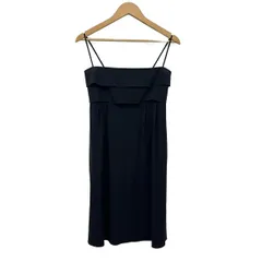 FOXEY NEW YORK(フォクシーニューヨーク) ワンピース サイズ38 M レディース - 22793 ダークネイビー ベアトップワンピ/ひざ丈