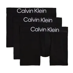 【3枚セット】 カルバンクライン Calvin Klein ボクサーパンツ ブラック NP2608O 001 ロゴバンド トランクス アンダーウエア メンズ 売れ筋 【新品・本物】売れ筋