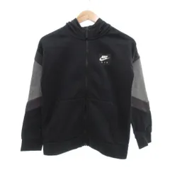 ナイキ NIKE フルジップ パーカー ロゴ 裏起毛 L 黒 /UO
