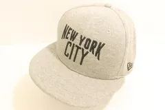 【中古】 NEW ERA メンズキャップ -- 9FIFTY NEW YORK CITY キャップ NEW ERA -- グレー 灰 刺繍