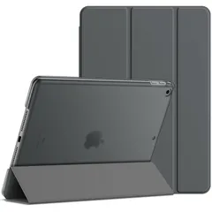 【特価セール】JETech iPad 9/8/7 ケース (10.2インチ 2021/2020/2019モデル 第9/8/7世代用) ケース 三つ折りスタンド 耐衝撃カバー オートウェイクアップ/スリープ機能 (スペースグレイ)