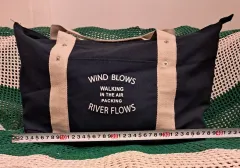 ネイビー トートバッグ 旅行用/収納用 バッグ