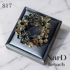 夜桜のサークルブローチ　 桜 お花 フラワー サークル リース アンティーク調 ヴィンテージ調 ペンダントトップ レトロ 結婚式 入学式 卒業式 お呼ばれ 二次会 和装 ドレス 大人 上品 お洒落 プレゼント ギフト かわいい キラキラ カジュアル 新品未使用