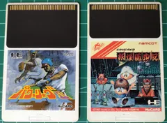 17.【店舗併売品】 PCエンジンHuカードソフト 2点セット ※ソフトのみ / パワーリーグII 妖怪道中記