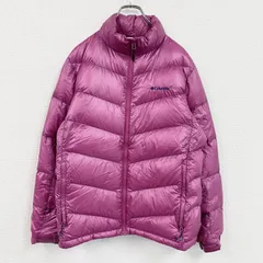 古着 used　Columbia　コロンビア　ダウンジャケット　ダウン90%　ピンク　XLサイズ【値引き交渉OK！】