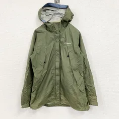 古着 used　Columbia　コロンビア　OMNI-TECH　ナイロンジャケット　マウンテンパーカー　緑　グリーン　Lサイズ【値引き交渉OK！】