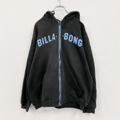 古着 used　BILLABONG　ビラボン　フルジップスウェットパーカー/フーディー　黒　ブラック　Mサイズ【値引き交渉OK！】
