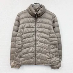 古着 used　UNIQLO　ユニクロ　ウルトラライトダウンジャケット　ダウン90%　ベージュ　Lサイズ【値引き交渉OK！】