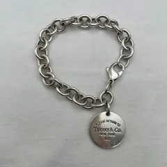 ▽TIFFNY＆Co.　ティファニーアンドコー　リターントゥラウンドタグ　925刻印あり　10546