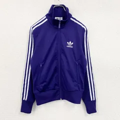 古着 used　adidas　アディダス　トラックジャケット/ジャージ　トレフォイルロゴ　青　ブルー　Mサイズ【値引き交渉OK！】