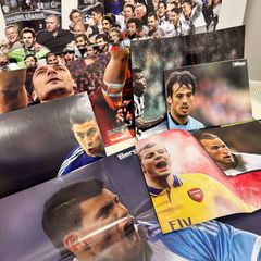 美品/当時物】海外サッカー ポスター 集合写真 優勝ポスター 10枚