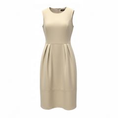 Rene ルネ ♡ デニム ノースリーブワンピース 38 ストレッチ Aライン