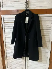 ZARA ブラック コート 新品 タグ O