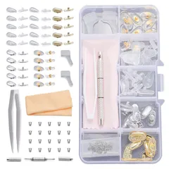 【新着商品】メガネ鼻パッド 眼鏡鼻パッド 鼻あて ノーズパッド 眼鏡固定 眼鏡用 パッド跡軽減 滑り止め ずれ落ち防止 柔らかい シリコン製 5種類 25ペア 眼鏡修理キット