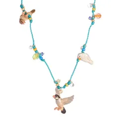 [新作] 放鳥タイム ネックレス：パルナートポック 正規取扱店 フェアリーチェ SK【NE518】