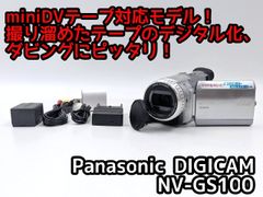 パナソニック NV-GS100【動作良好】 MiniDVビデオ ダビングに最適