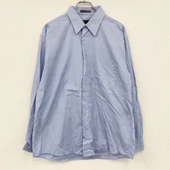 古着 used　Calvin Klein　カルバンクライン　長袖シャツ　水色　ライトブルー　XLサイズ【値引き交渉OK！】