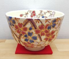 逢絢亭・新品】茶道具 茶碗 京焼 枝垂桜の図 伊坂清香 紙箱入り - メルカリ