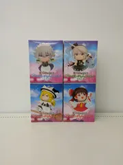 【4種セット】東方Project ゆっくり風デフォルメフィギュア霧雨魔理沙 博麗霊夢 魂魄妖夢 十六夜咲夜