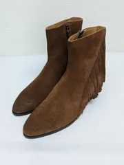 BUTTERO　ブッテロ　スウェード　フリンジ　ショートブーツ　ウエスタンブーツ　25cm