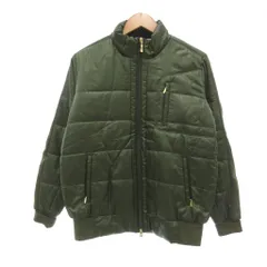 アディダス adidas 中綿 ジャケット S 緑 グリーン キルティング スタンドカラー N60511 /UO ■GY44
