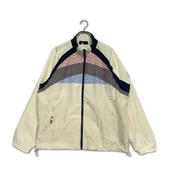 中古 メンズ トミーヒルフィガー TOMMY HILFIGER フルジップアウター M 白系 クリーム色 トラックジャケット