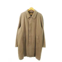 ダックス DAKS ヴィンテージ ステンカラーコート ロング 比翼 茶 ブラウン /MN12 ■GY99のサムネイル