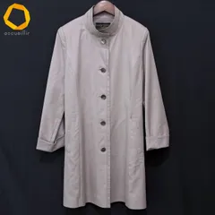 #anc レリアン Leilian コート 9 薄紫系 スタンドカラー シルク 光沢 レディース [984196]のサムネイル