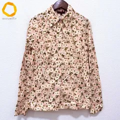 #anc ケンゾー KENZO シャツ・ブラウス 38 ピンク系 アイボリー カーキ 花柄 ヴィンテージ レディース [985145]のサムネイル